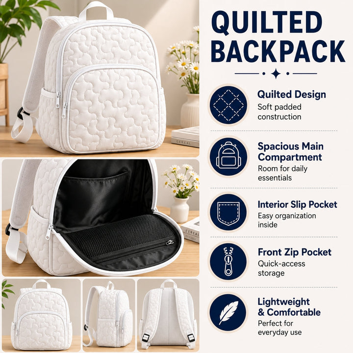 Country Chickens & Barn Quilted Backpack TP13