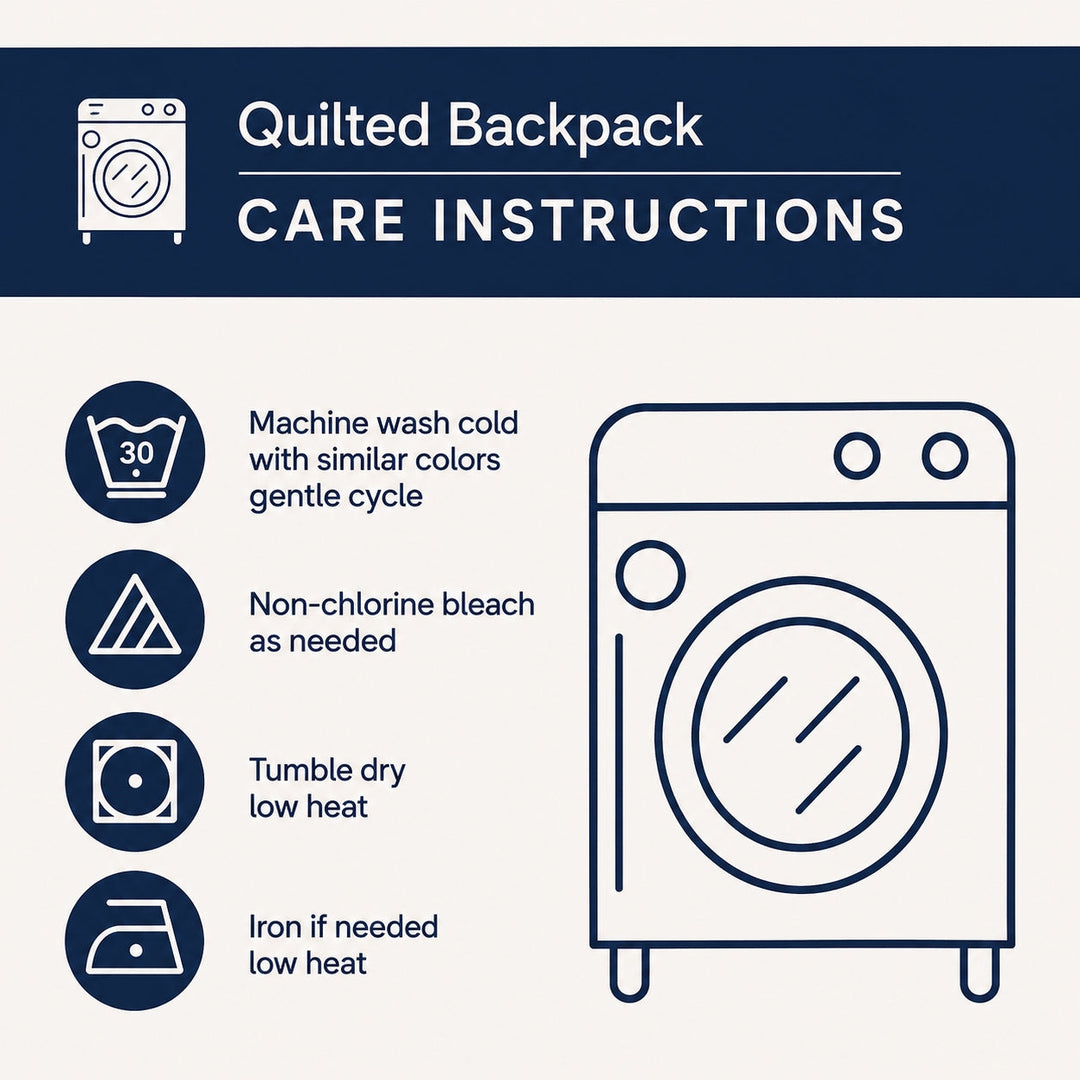 Celestial Sun & Mountain Quilted Backpack LV07